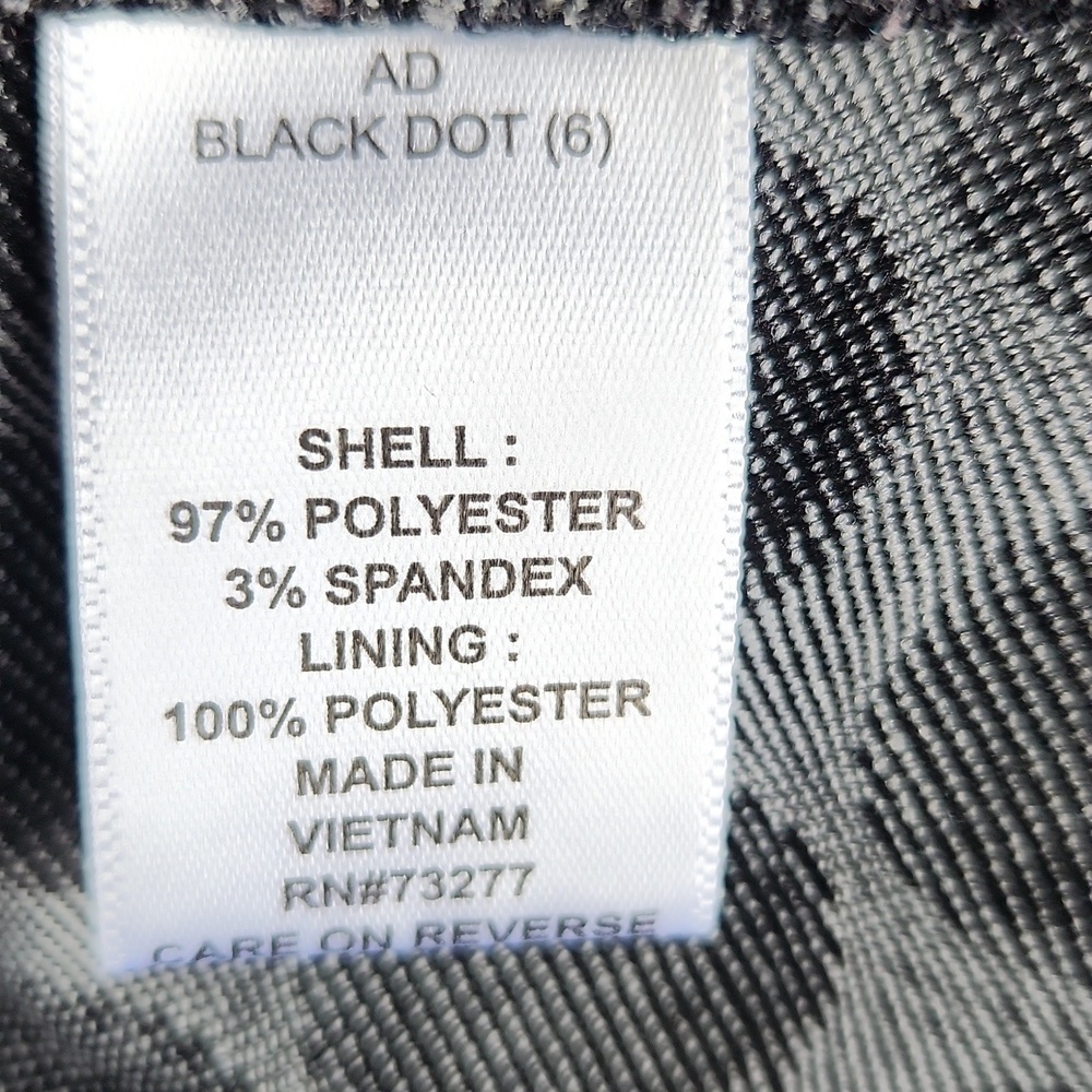 Elle Black & Charcoal Circle-Pattern Dres - Picture 14 of 14